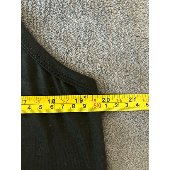 Tropical Floral Pattern Women's Tank Top/black Size XXL - Picture 6 of 7